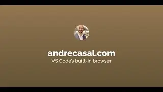VS Code's built-in browser