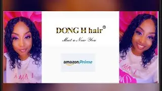Dong H Hair (Amazon Wig) Unboxing & Installing 16’ inch T-Part Wig . #amazon #hairreview #donghhair