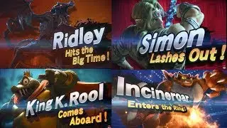 Super Smash Bros Ultimate - All New Character Reveal Trailers! Nov 1st 2018 Updated!