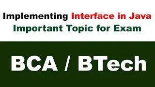 [Interface] [What is an Interface] [Implement an Interface in Java] [Extending an Interface in Java]