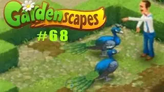 Gardenscapes Садовник ОСТИН #68 (уровни 535-542) Сад превращаем в Зоопарк, завели Павлинов!
