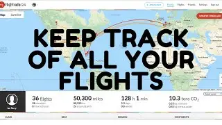 KEEP TRACK OF ALL YOUR TRAVELS / FLIGHTS. THE ULTIMATE TRAVEL TIP / HACK