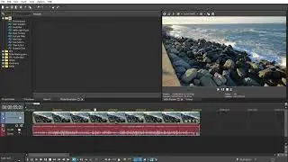 Разделение видео и аудио дорожек в программе VegasPro