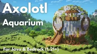 AXOLOTL AQUARIUM | Minecraft Tutorial | Java & Bedrock [1.21+]