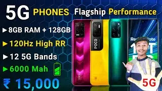 5G Phones Under 15000 in India 2021 | Top 5 5G Smartphones Under 15000 | Best 5G Phones Under 15000