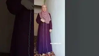 secantik ini abaya cardigan sulam 🤍 #muslimahwear