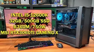 Ігровий ком'пютер i5-12600K / 32gb DDR4/ 500Gb SSD m2 /B760M-A D4/ DeepCool CC560/ 750W/ RTX3060ti