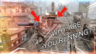 [FOR HONOR] They Ran Away & Still Won...| 4v4 Dominion with friends