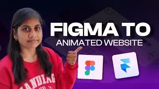 Figma to Animated Website | UX design