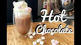 Hot Chocolate with Amaretto, cream and Marshmallows - The Baking German