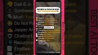 Best Ai Tools In 2023#shortvideo #ai #viral