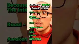 Fantano’s Review Of Every Childish Gambino Album UPDATED #rap #hiphop #childishgambino #fantano