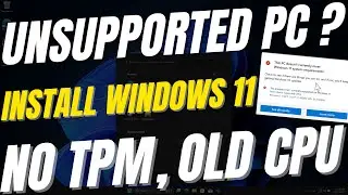 Install Windows 11 on ANY PC! Bypass TPM & CPU Check (Official Method) 🚀