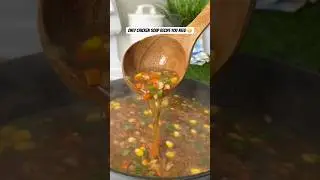 My Family goes crazy over this soup. Easiest Chicken Soup Recipe 😋