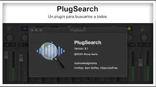 Para usuarios de Logic pro X : PlugSearch