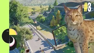 Lynx Cage built into a Hill 🐈 | Cliffside Zoo #3 | Speedbuild | Planet Zoo