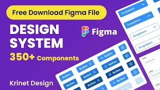 Free download Design System UI KIT – Figma – Krinet Design