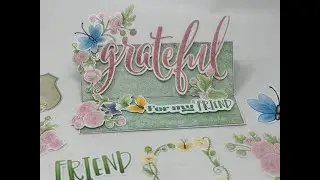 How to Create an Easel Card with a focal sentiment!