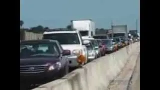 Accidents tie up traffic on I-95