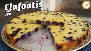 ESSE DOCE É DE LAMBER OS BEIÇOS | CLAFOUTIS DE UVA | MASSA DE CLAFOUTIS | TORTA DOCE DE FRUTAS #995