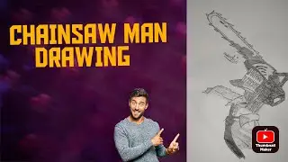 Chainsaw man Drawing Timelapse😈