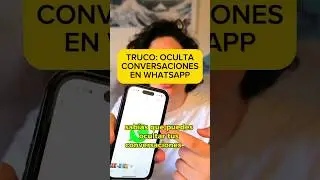 OCULTAR CONVERSACIONES WHATSAP El reel sigue en mi instagram @maialen.lleo (YT no deja + de 1m