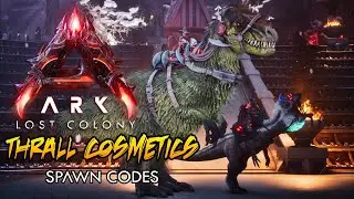 ASA: Lost Colony - All Thrall Skin Spawn Codes (Saddles, Weapons and Armor)