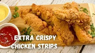 KFC STYLE | EXTRA CRISPY CHICKEN STRIPS | CRISPY FRIED CHICKEN | Ramadan Special