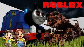 Terrifying ROBLOX THOMAS.EXE Junkyard Adventure! 😱 || Roblox Gameplay with Konas2002