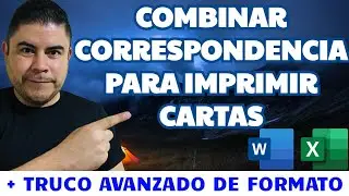 Combinar correspondencia y aplicar formato avanzado de número | Word + Excel