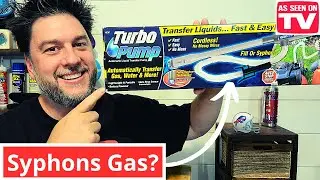 ⛽ Turbo Pump review: gas pump Syphon gas fast. 