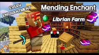 Fastest Way To Get Mending And All Enchantments | Librarian Farm Minecraft!