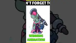 Squidward mortis winning animations #brawlstars #shorts