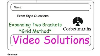 Expanding Two Brackets Grid - Corbettmaths