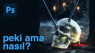 Peki ama nasıl? #photoshop I Skull