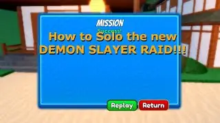 ROBLOX ASTD | HOW TO SOLO NEW DEMON SLAYER RAID