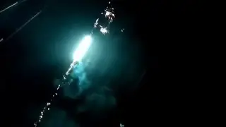 Schöne Feuerwerksbatterie