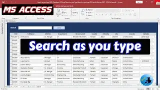 Search While Typing in MS Access | Multi-Field Live Search Form (Beginner Friendly)