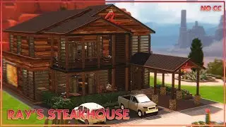Ray's Steakhouse (NO CC) | Sims 4 Speed Build