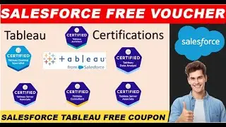 Salesforce Free Certification Course | Tableau Certification | Certification Voucher Free