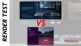 RENDER TEST DAVINCI RESOLVE AND ADOBE PREMIERE PRO CC 2019 | With Macbook Pro Touchbar 2019