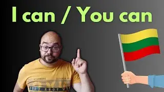 Lithuanian language lessons: To be able to in Present Tense