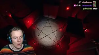Insym gets terrified by the Summoning Circle