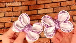 МК многослойного бантика.Резиночки для дочи.Bow for girl