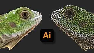 ¿Cómo crear arte puntillista fácil en Illustrator?