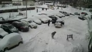 С 0 55  Жёсткая драка в Уфе  8 01 2017