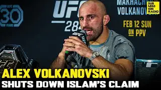 Alex Volkanovski Shuts Down Islam's KO Claims: 'He Won't Be Doing That', Addresses 'Wrestling' Jabs