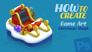 Game Art II Isometric Games Concept II Christmas Sleigh