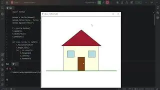 Draw a House Using Python Turtle 🏠 | Beginner Creative Coding