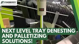 Tray Denester and Cobot Palletizing solutions on display Pack Expo International